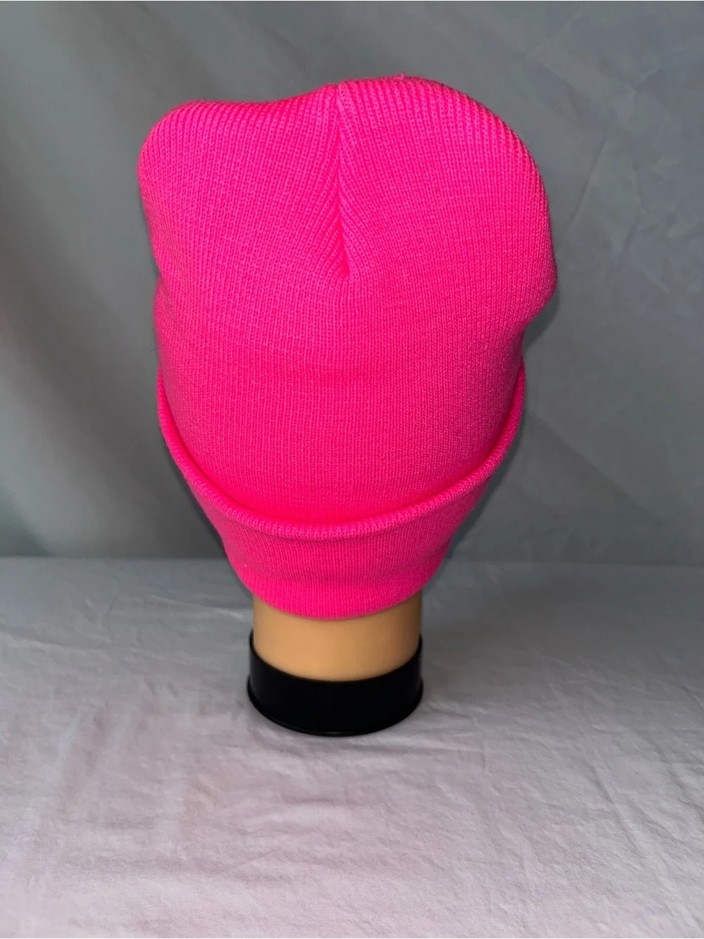 Crime Junkie Hot Pink Knit 100% Acrylic Long Beanie for Podcast Fans